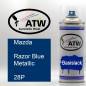 Preview: Mazda, Razor Blue Metallic, 28P: 400ml Sprühdose, von ATW Autoteile West.